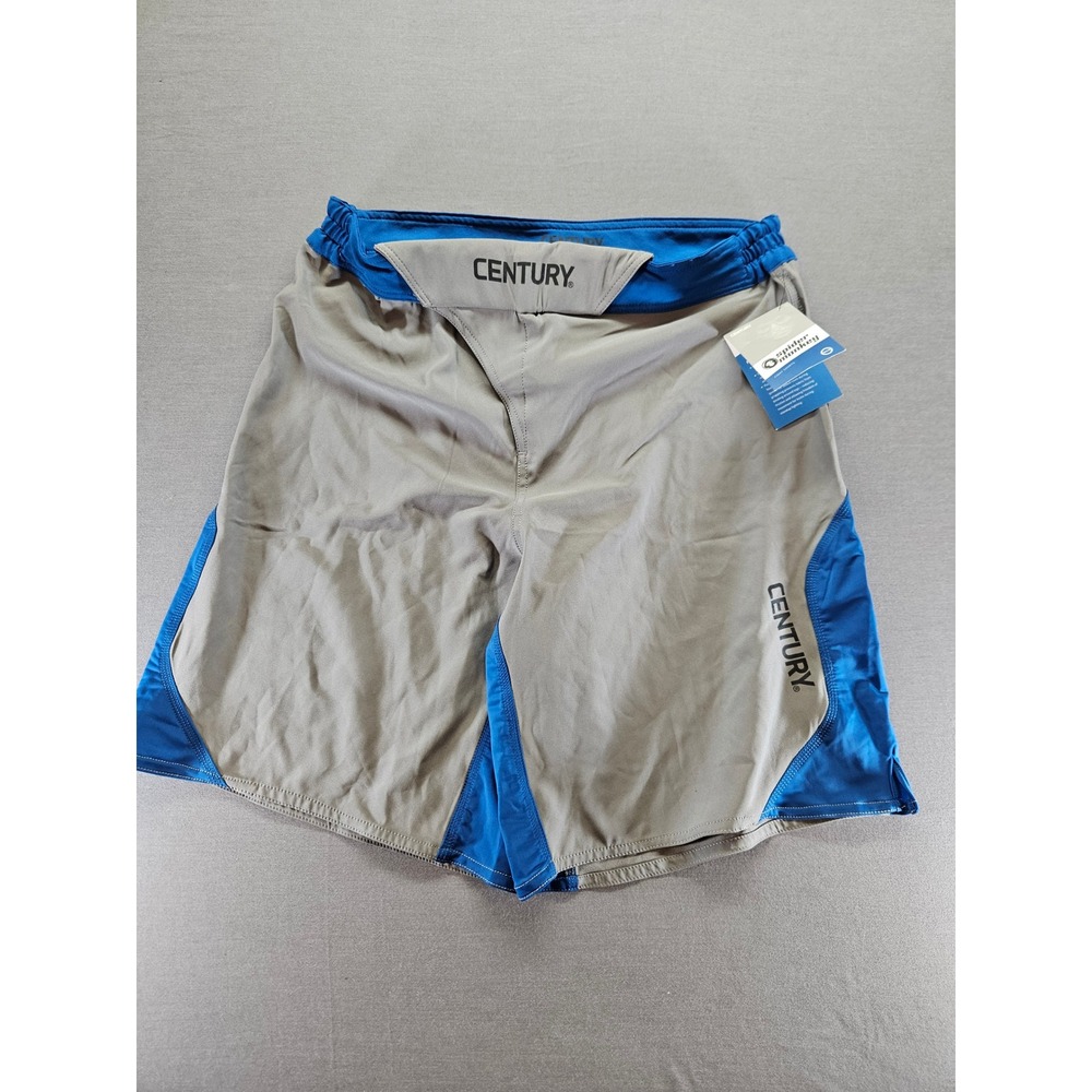 Century Spider Monkey Fight Shorts Mens 36 Gray Blue MMA Grappling Training NWT